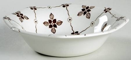 Homespun Brown Fruit/Dessert (Sauce) Bowl