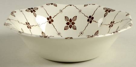 Homespun Brown Coupe Cereal Bowl