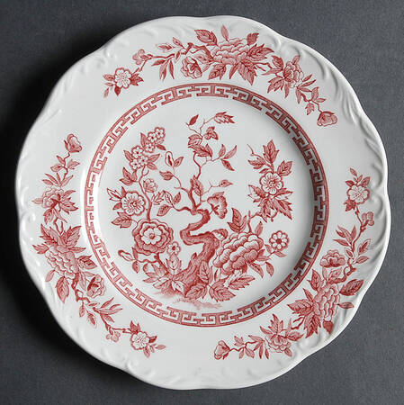 India Pink Dessert/Pie Plate