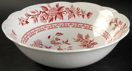 India Pink 8" Round Vegetable Bowl