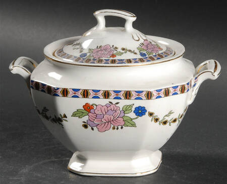 Indian Prince Sugar Bowl & Lid