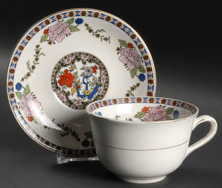 Indian Prince Flat Cup & Saucer Set