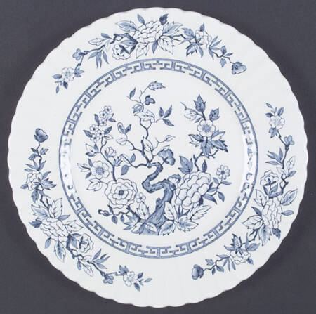 Indian Tree (Swirl Edge, Blue Design) by J &amp; G Meakin