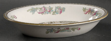 Indian Tree (Smooth Edge, Multi) 10" Oval Vegetable Bowl