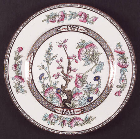 Indian Tree (Smooth Edge, Multi) Luncheon Plate