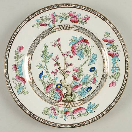 Indian Tree (Smooth Edge, Multi) Salad Plate