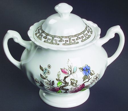Kashmir Sugar Bowl & Lid