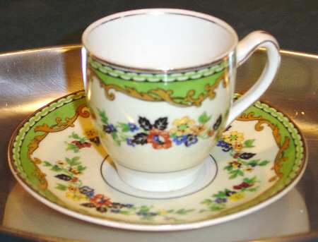 Kenmore Flat Demitasse Cup & Saucer Set