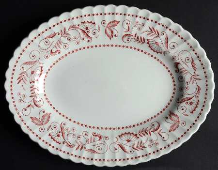 Legato (Red On White) by J &amp; G Meakin