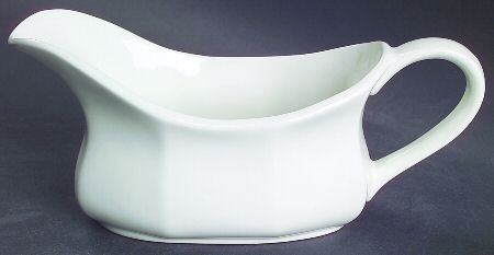Liberty White Gravy Boat