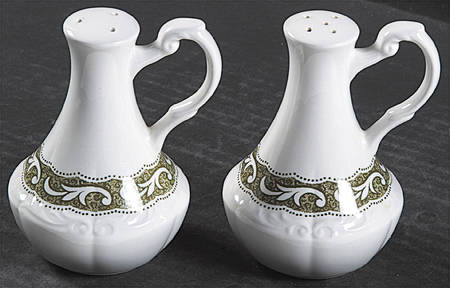 Lucerne Green Salt & Pepper Set