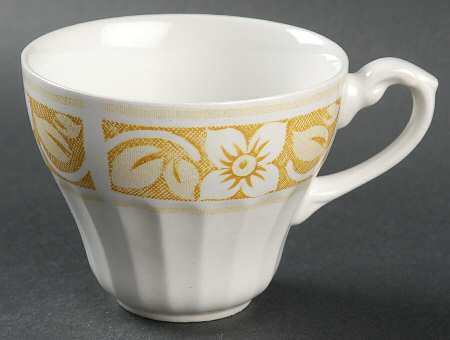 Medici Yellow Flat Cup