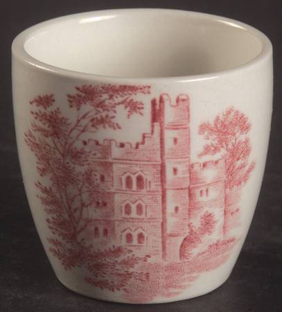 Merrie England Red and Pink Single Egg Cup