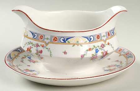 Kew Gravy Boat with Attached Underplate