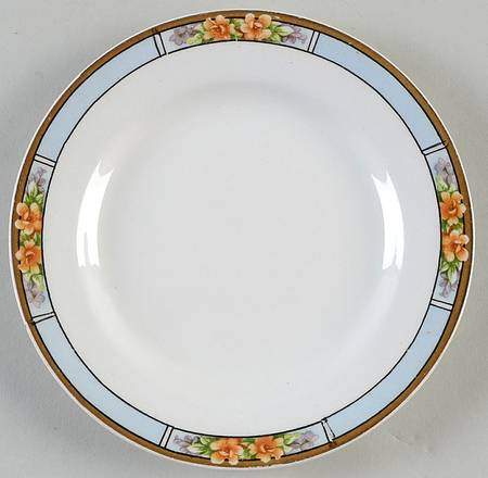 Nebraska Blue Bread & Butter Plate