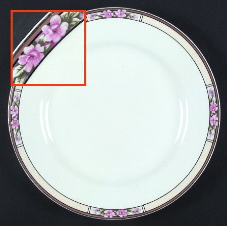 Nebraska Cream Luncheon Plate