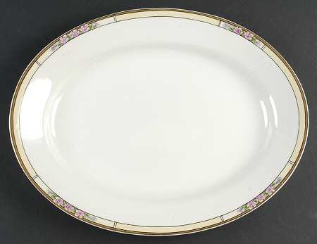 Nebraska Cream 16" Oval Serving Platter
