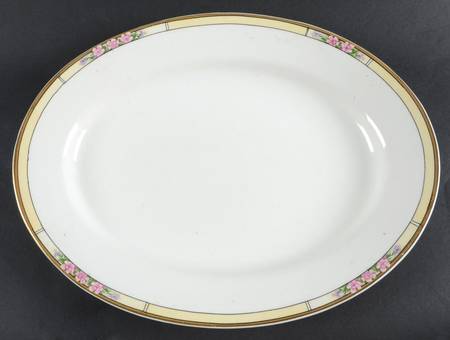 Nebraska Cream 14" Oval Serving Platter