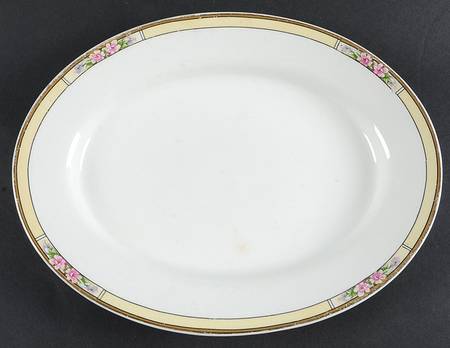 Nebraska Cream 12" Oval Serving Platter