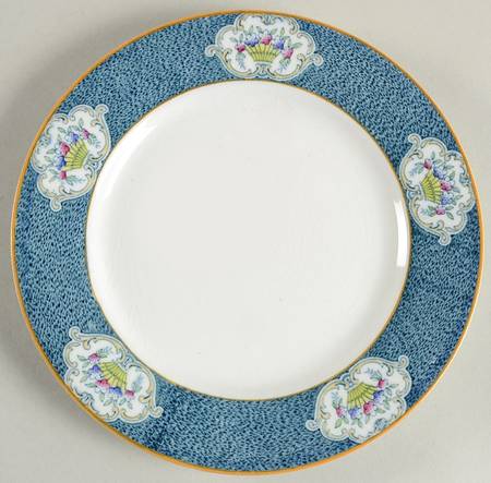 Newark (Blue On White) Salad Plate