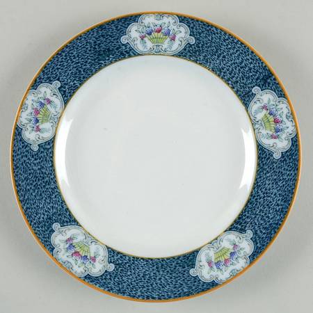 Newark (Blue On White) Dessert/Pie Plate