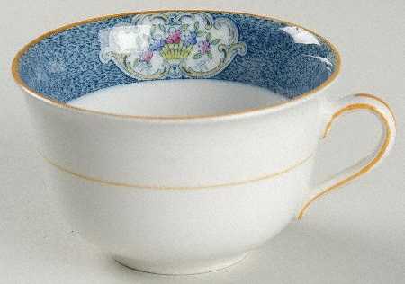 Newark (Blue On White) Flat Cup