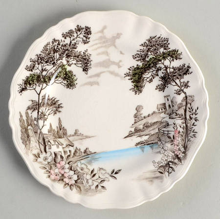 OLDE AVON DALE (MULTICOLOR, NO YELLOW) Bread & Butter Plate