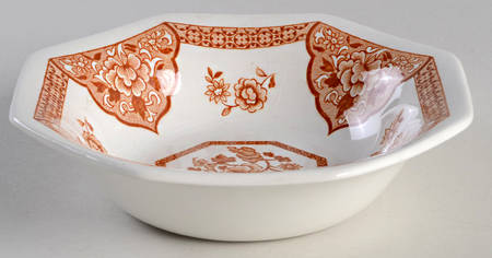 Old Pekin Brown Fruit/Dessert (Sauce) Bowl
