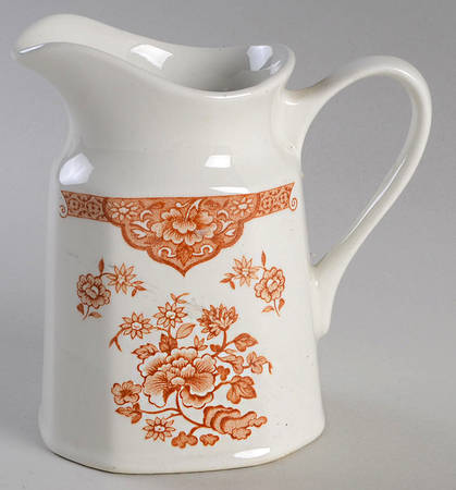 Old Pekin Brown Creamer
