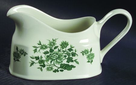 Old Pekin Green Gravy Boat