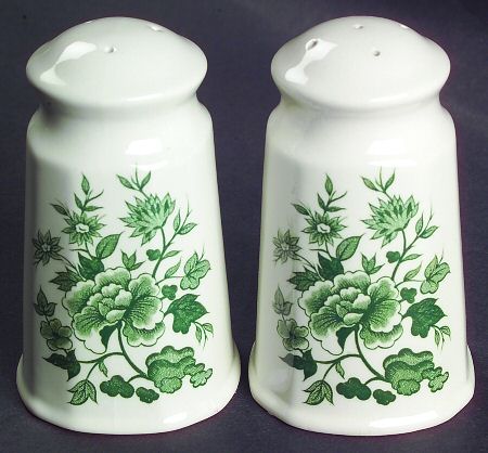 Old Pekin Green Salt & Pepper Set