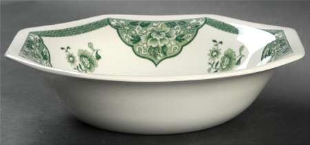 Old Pekin Green 8" Round Vegetable Bowl