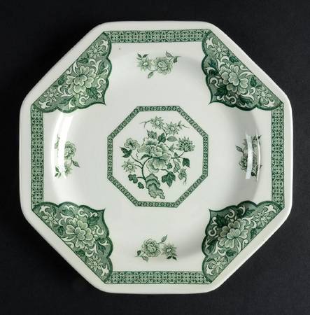 Old Pekin Green Dessert/Pie Plate