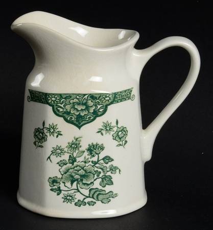 Old Pekin Green Creamer