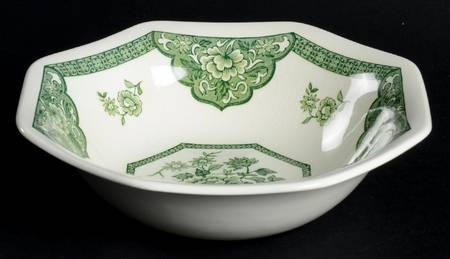 Old Pekin Green Coupe Cereal Bowl
