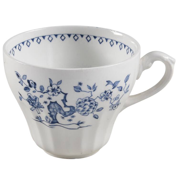 Park Lane Blue and White Flat Cup