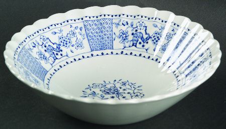 Park Lane Blue and White Coupe Cereal Bowl