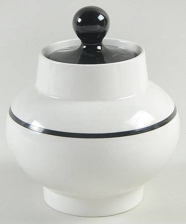 Pierrot Sugar Bowl & Lid
