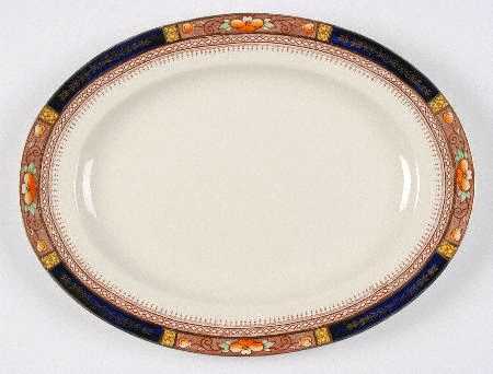 Queen Mary 14" Oval Serving Platter