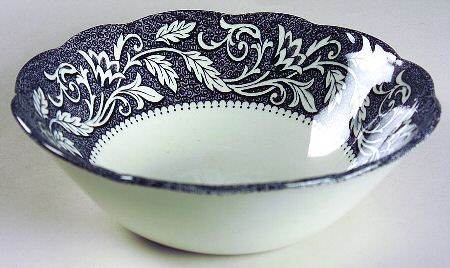 Renaissance Black White Coupe Cereal Bowl
