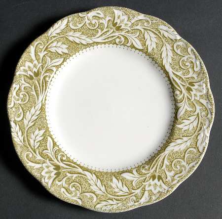 Renaissance Green Bread & Butter Plate