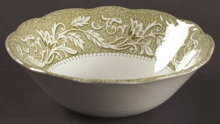Renaissance Green Coupe Cereal Bowl