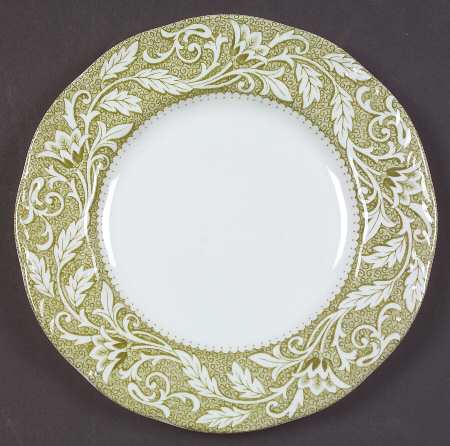 Renaissance Green Dessert/Pie Plate