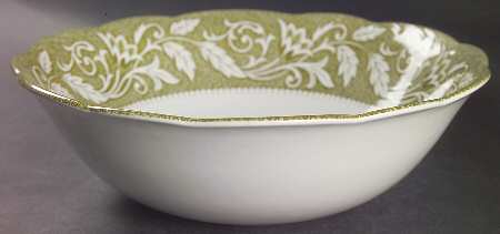 Renaissance Green 8" Round Vegetable Bowl