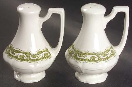 Renaissance Green Salt & Pepper Set
