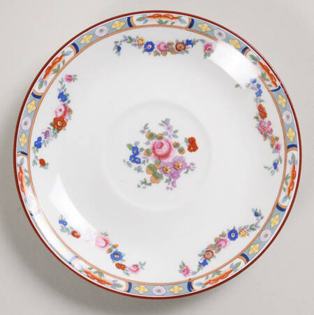Richmond (White Background) Saucer for Flat Cup