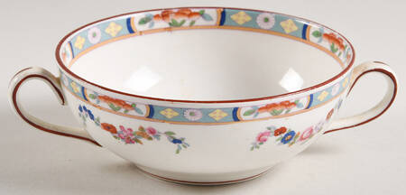 Richmond (White Background) Flat Cream Soup Bowl