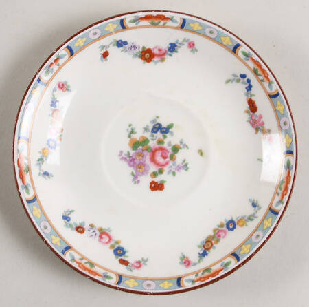Richmond (White Background) Saucer for Cream Soup Bowl