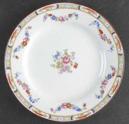 Richmond (White Background) Dessert/Pie Plate
