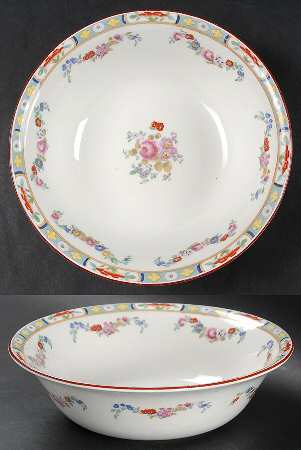 Richmond (White Background) 8" Round Vegetable Bowl